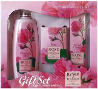 BIOFRESH Dárkový set Rose of Bulgaria - tělové mléko, mýdlo a krém na ruce z růží 3 ks BIOFRESH Dárkový set Rose of Bulgaria - tělové mléko, mýdlo a krém na ruce z růží 3 ks