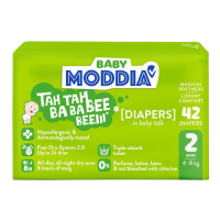 MODDIA BABY Jednorázové plenky 2 Mini (4–8 kg), 42 ks