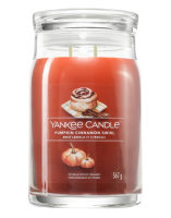 YANKEE CANDLE Signature Pumpkin Cinnamon Swirl Vonná svíčka 567 g