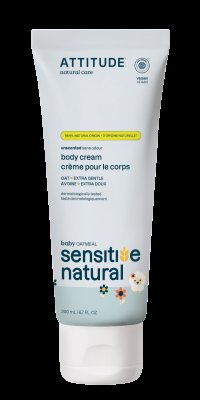 ATTITUDE Hydratační zklidňující dětský krém s ovsem - pro citlivou pokožku 200 ml