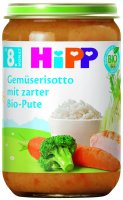 HIPP BIO Zeleninové rizoto s krůtím masem 220 g