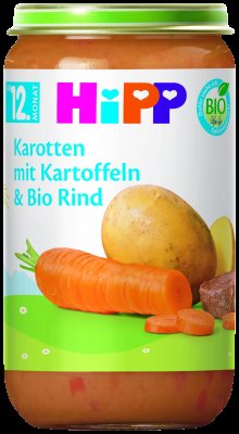 HIPP BIO Zeleninová směs s hovězím masem 250 g
