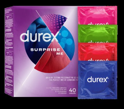 DUREX Surprise Me kondomy 40 ks