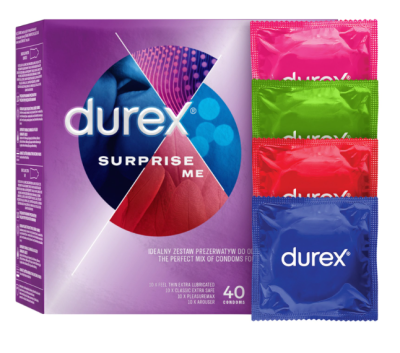 DUREX Surprise Me kondomy 40 ks