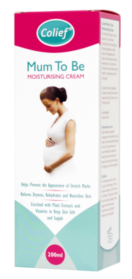 COLIEF Mum To Be Moisturising Cream hydratační krém pro budoucí maminky 200 ml