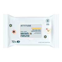 ATTITUDE Vlhčené ubrousky pro citlivou pokožku 72 ks