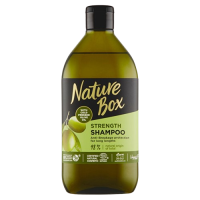 NATURE BOX Olive Oil, Ochranný šampon proti lámavosti vlasů 385 ml