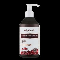 BIOFRESH Jemný sprchový gel s panthenolem a B5, Pomegranate & Rose 250 ml