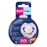 LOVI Dudlík silikonový dynamický PRIME 0-6m Lilac LOVI Dudlík silikonový dynamický PRIME 0-6m Lilac