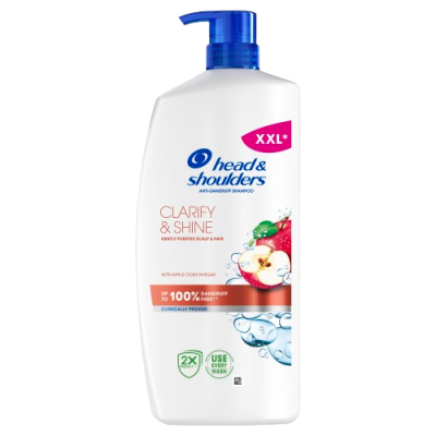 HEAD & SHOULDERS Clarify & Shine, Šampon proti lupům, s pumpičkou 800 ml