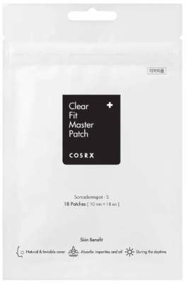 COSRX Master Patch Clear Fit - Čistící a zklidňující náplasti na akné 18 ks