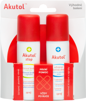 AKUTOL spray + STOP spray DUOPACK 2 x 60 ml