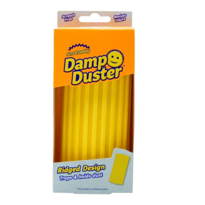 SCRUB DADDY Damp Duster, Houbička na utírání prachu žlutá