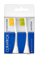 CURAPROX Náhradní hlavice hydrosonického kartáčku sensitive žlutá/zelená 2 ks
