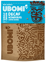 UBOMI Arabica Bezkofeinová zrnková káva CO2 250 g