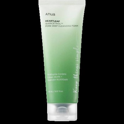 ANUA Heartleaf Quercetinol hloubkově čisticí pleťová pěna 120 ml