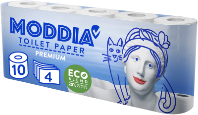 MODDIA Toaletní papír 4vrstvý 10 ks