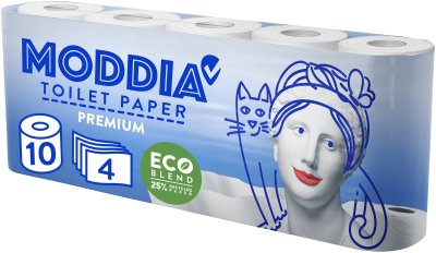 MODDIA Toaletní papír 4vrstvý 10 ks