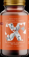 BRAINMAX Liposomal Vitamin C UPGRADE, Lipozomální Vitamín C, 500 mg, rostlinných 60 kapslí BRAINMAX Liposomal Vitamin C UPGRADE, Lipozomální Vitamín C, 500 mg, rostlinných 60 kapslí