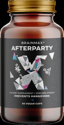 BRAINMAX AFTERPARTY, Bojovník za rána bez těžkých kocovin 80 kapslí