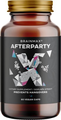BRAINMAX AFTERPARTY, Bojovník za rána bez těžkých kocovin 80 kapslí