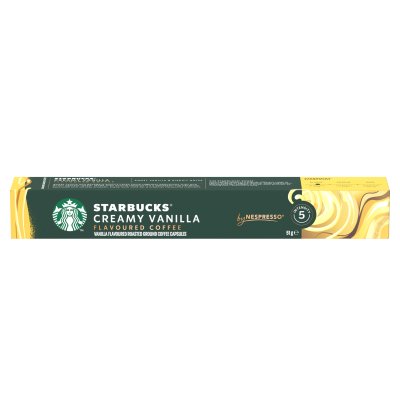 NESTLÉ Starbucks by Nespresso Creamy Vanilla Flavoured Coffee, kávové kapsle 10 ks
