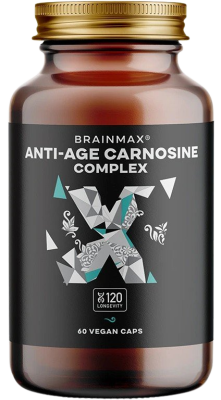 BRAINMAX Anti-Age Carnosine complex 60 kapslí