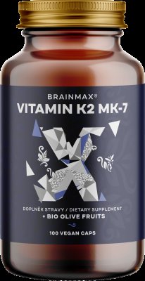 BRAINMAX Vitamin K2 jako MK7 100 kapslí