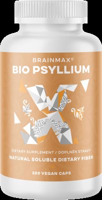 BRAINMAX BIO Psyllium 200 kapslí