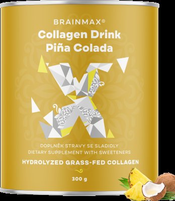 BRAINMAX Kolagen nápoj, piña colada 300 g