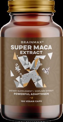 BRAINMAX Super Maca extrakt 100 kapslí
