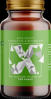 BRAINMAX Quercetin & Bromelain 100 kapslí