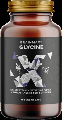 BRAINMAX Glycin, rostlinné kapsle 100 ks