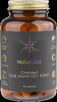 NATURLABS Vápník chelátový + D3 & K2 90 kapslí