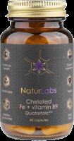 NATURLABS Železo chelátové + B9 60 kapslí
