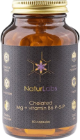 NATURLABS Chelated Magnesium + B6 90 kapslí NATURLABS Chelated Magnesium + B6 90 kapslí