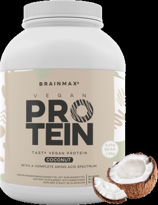 BRAINMAX Vegan protein kokos 1000 g