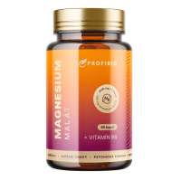 PROFIBIO Magnesium Malate PREMIUM 1000 mg + vitamín B6, 90 kapslí PROFIBIO Magnesium Malate PREMIUM 1000 mg + vitamín B6, 90 kapslí
