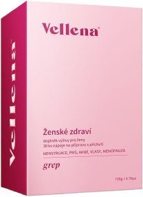 VELLENA Ženské zdraví Nápoj příchuť Grep 30 sáčků