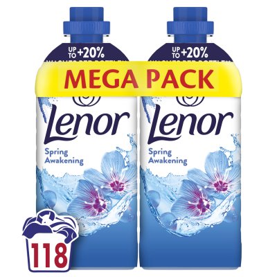 LENOR Aviváž, 118 Praní, Spring Awakening 2 x 1239 ml