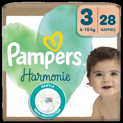 Pampers Harmonie 3 plenkové kalhotky 6-10kg 28ks