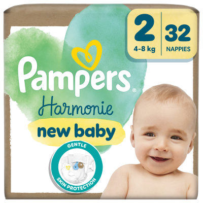 Pampers Harmonie New Baby 2 plenk.kalh.4-8kg 32ks
