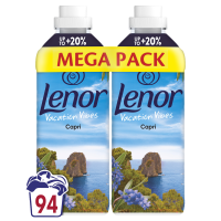 LENOR Aviváž, Capri, 94 praní, 2 x 987 ml