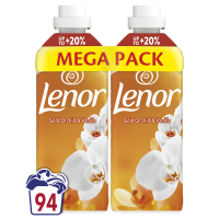 LENOR Aviváž, Orchid & Vanilla, 94 praní, 2 x 987 ml