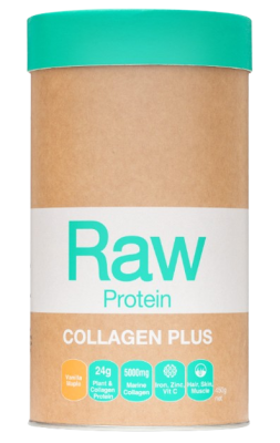 AMAZONIA Raw Protein Collagen Plus vanilka s javorovým sirupem 450 g