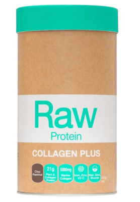 AMAZONIA Raw Protein Collagen Plus čokoláda s oříšky 450 g