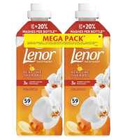 LENOR Aviváž, Orchid & Vanilla, 118 praní, 2 x 1.23 l LENOR Aviváž, Orchid & Vanilla, 118 praní, 2 x 1.23 l