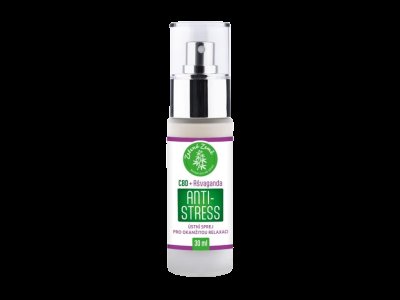 ZELENÁ ZEMĚ CBD antistress sprej s ašvagandou 30 ml
