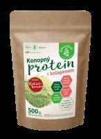 ZELENÁ ZEMĚ Konopný protein s kolagenem 500 g ZELENÁ ZEMĚ Konopný protein s kolagenem 500 g