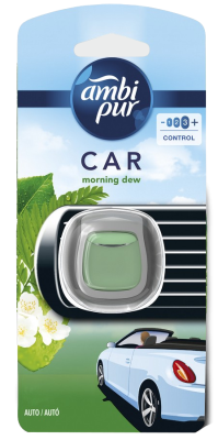 AMBIPUR Osvěžovač vzduchu do auta, náhradní náplň - Klip, Morning Dew